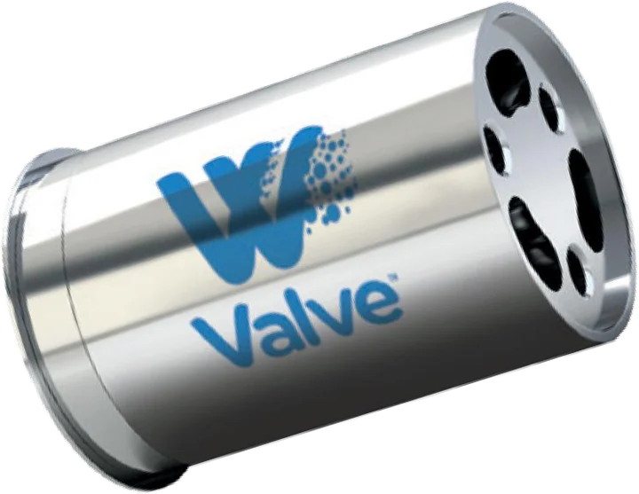 The W-Valve, a stainless-steel inline valve